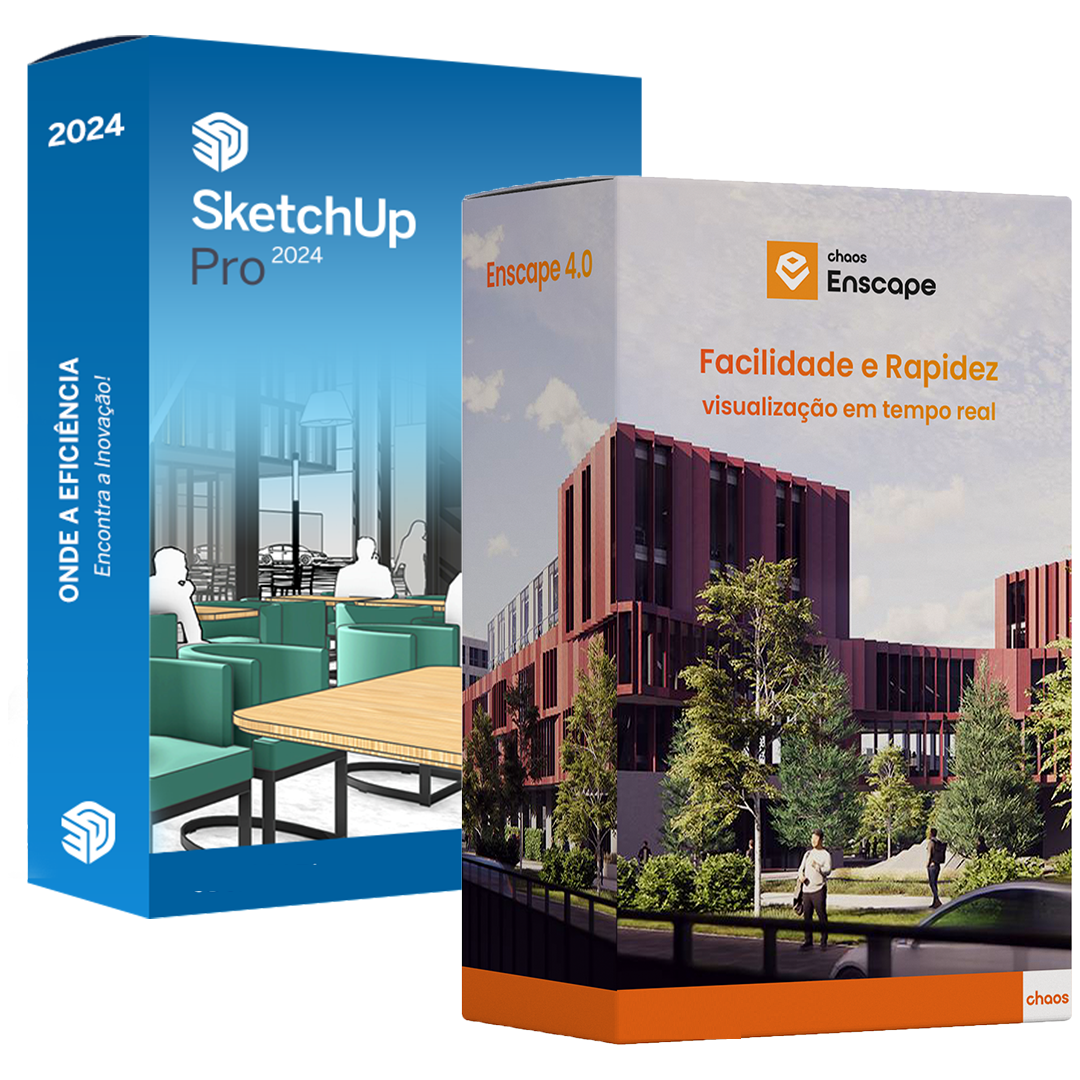 SketchUp Pro 2024 Enscape Windows e Mac Licença Original